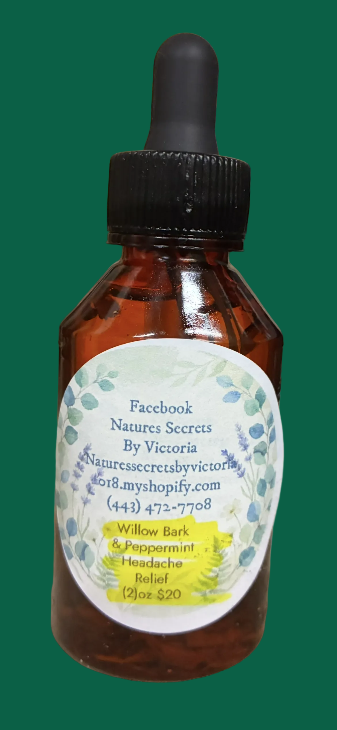 Natures Secrets by Victoria Willow bark headache reliever￼